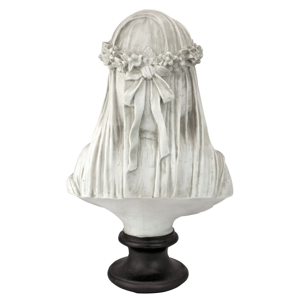 Design Toscano Veiled Maiden Indoor Bust Statue, 9 Inch Wide, 14 Inch Tall