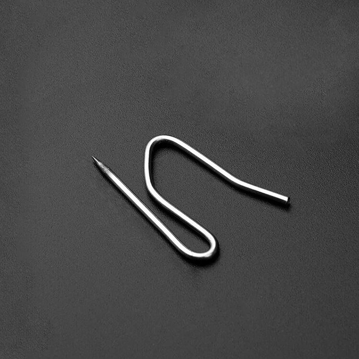 Sopito 58Pcs Curtain Hooks for Door Window Shower Curtain, Silver White