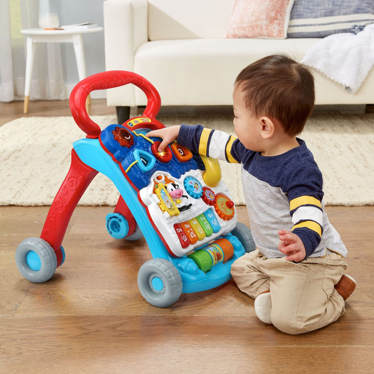 VTech Sit-to-Stand Learning Walker (Frustration Free Packaging), Blue