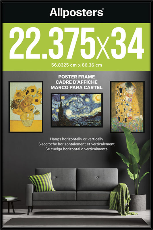 Allposters Standard Poster Frame (22.4 x 34), Black