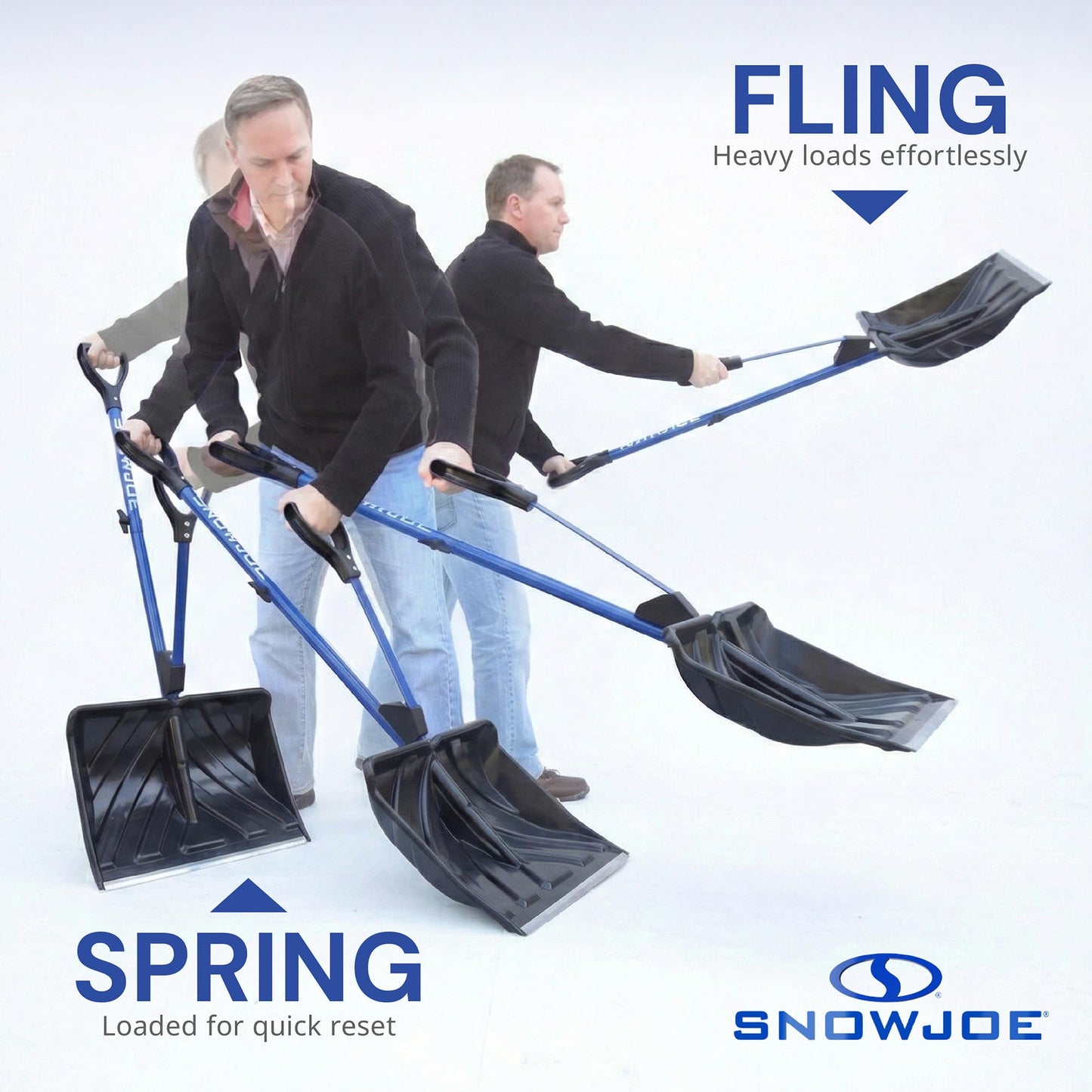Snow Joe Snow Shovel with 18-Inch Blade and Assist Handle, 3.5 Lbs - Heavy-Duty Lightweight Shoveling Tool for Ice Removal, Shovelution SJ-SHLV01