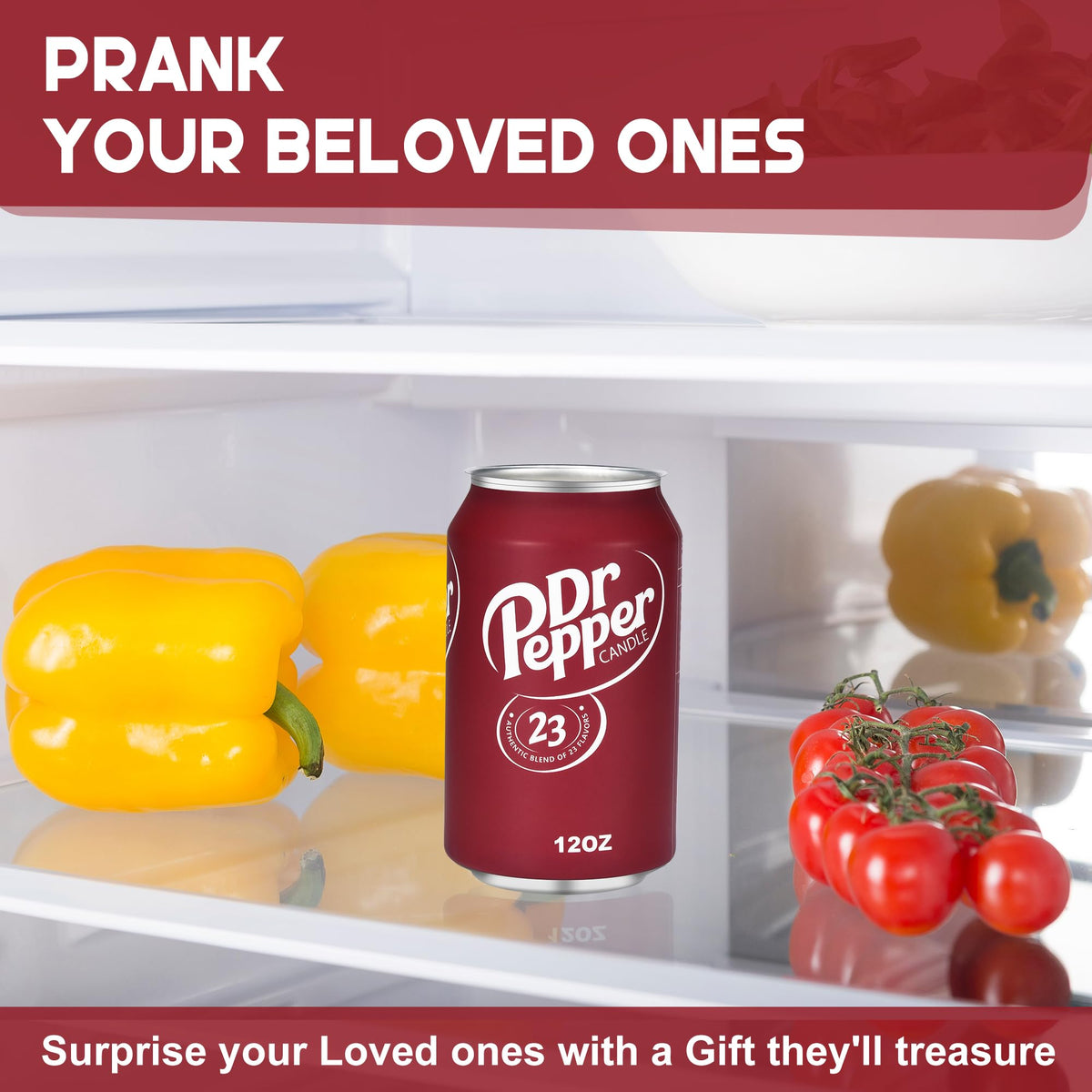 Doctor Pepper Candle - Smells Like the Real Soda - Soy Funny Candles Gift
