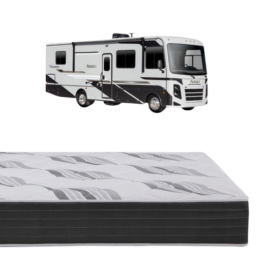 Foam Global Roam 2.0 RV 12" Hybrid Mattress with Gel Memory Foam, RV Short King 72x75 Mattress, Luxury Medium Feel Made in USA