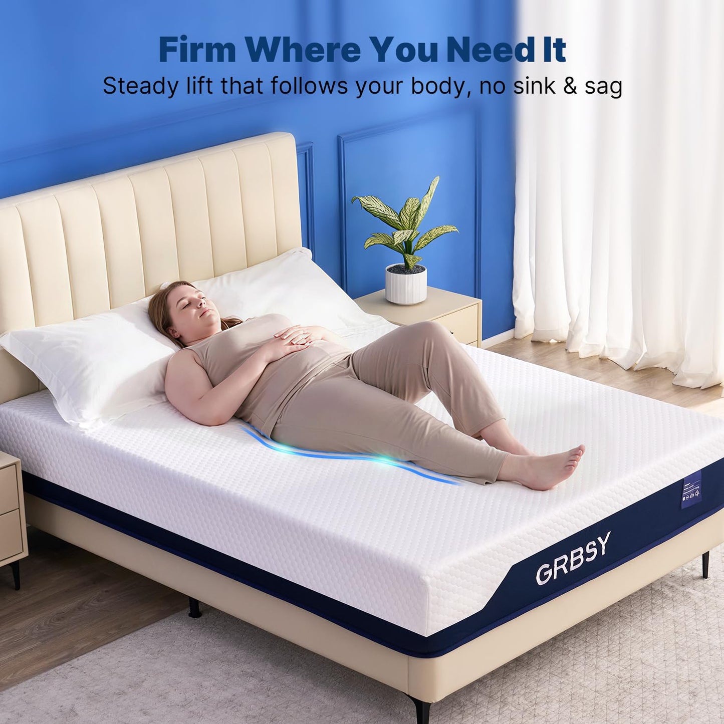 12 Inch RV Mattress Short Queen, Cooling Gel Memory Foam Mattress, Pressure Relief, Firm Feel, Washable IceSik Cover, Mattress in a Box, Motion Isolation, Fiberglass Free, Certified Safe Foams, 60x75