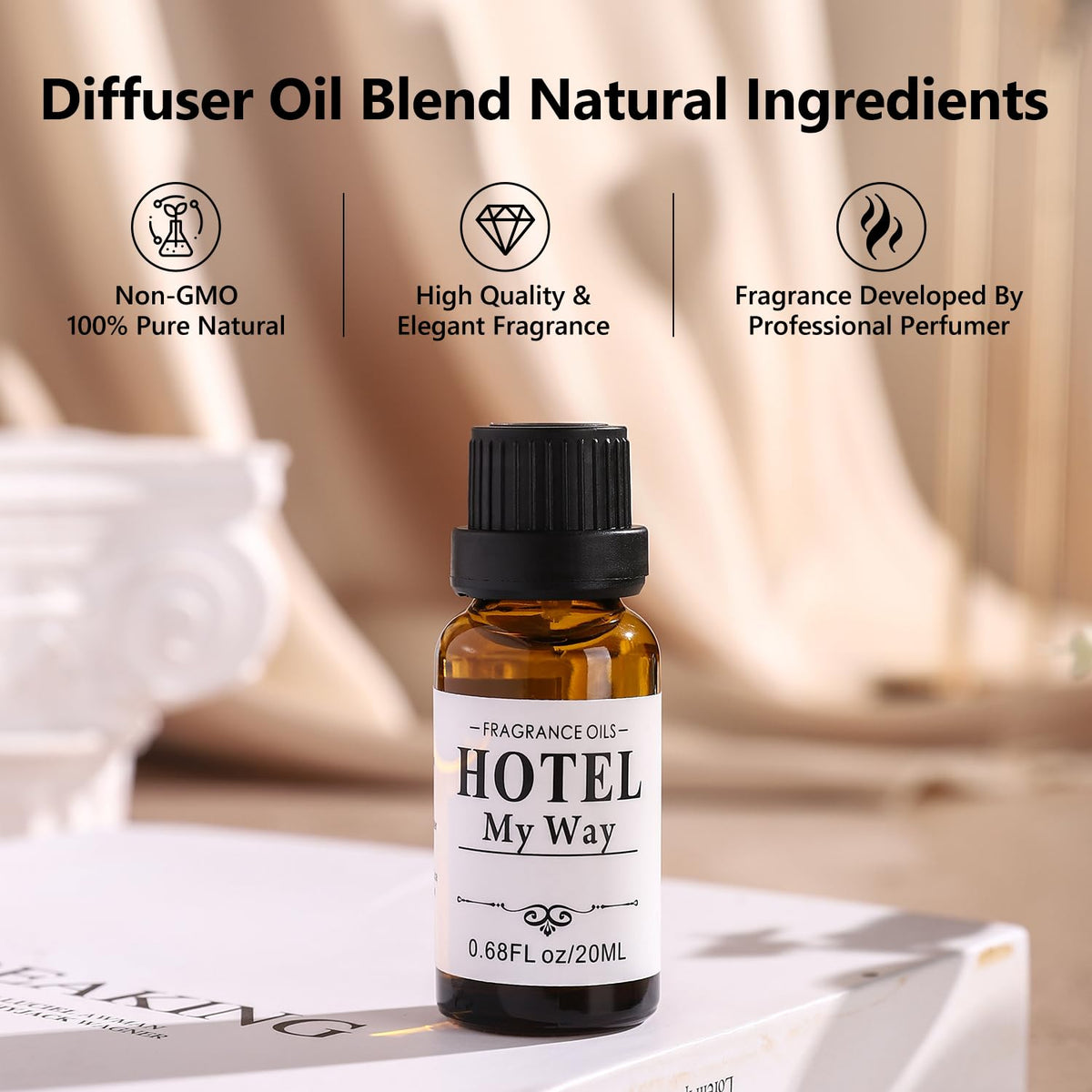 Hotel Collection Diffuser Oil Set - 8 Pack 20ml, White Tea & My Way