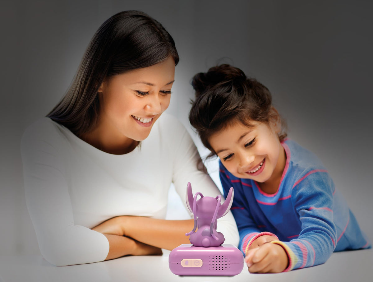 LEXiBOOK, Stitch Angel Nightlight Alarm Clock, RL800D1