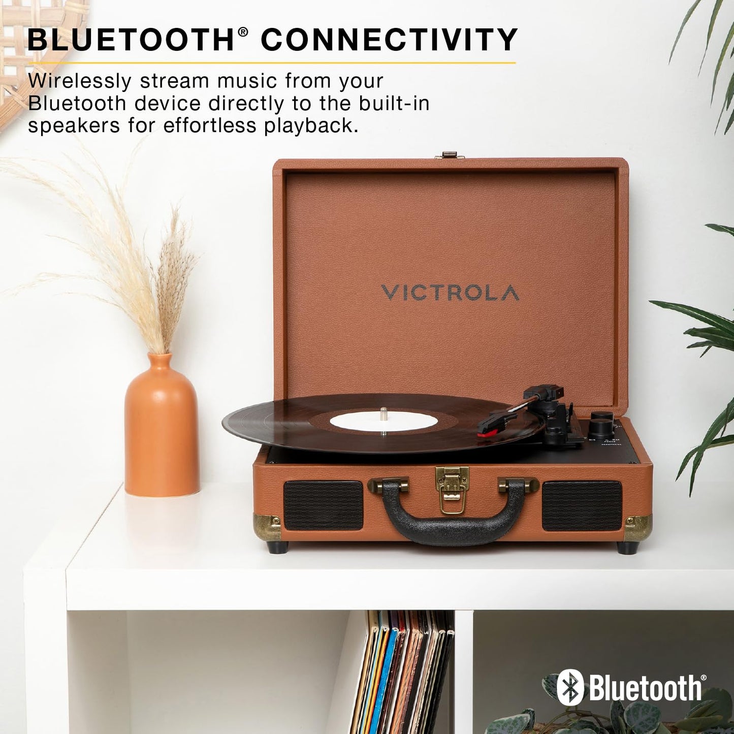Victrola Journey II - Bluetooth Suitcase Record Player - Pink