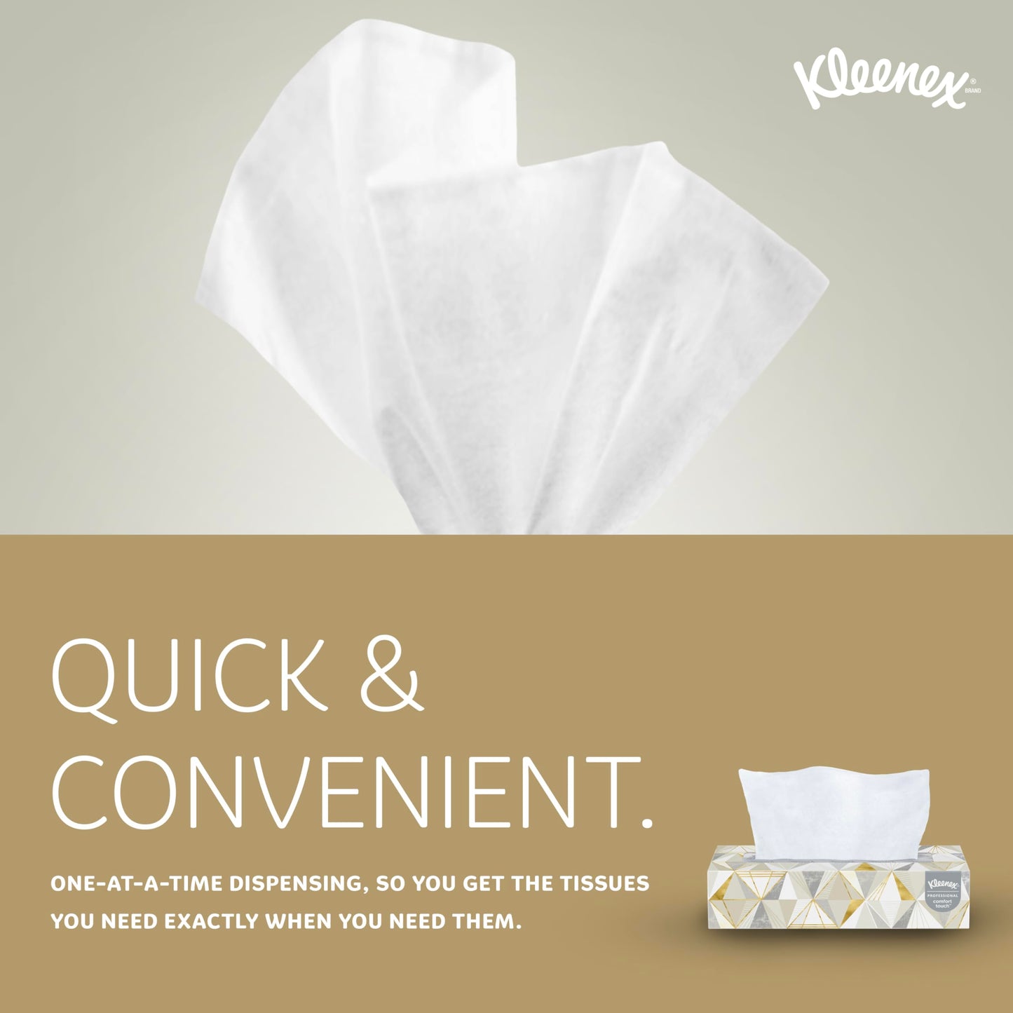 Kleenex Professional Facial Tissue, Bulk, 12 Boxes x 125 Tissues (03076)
