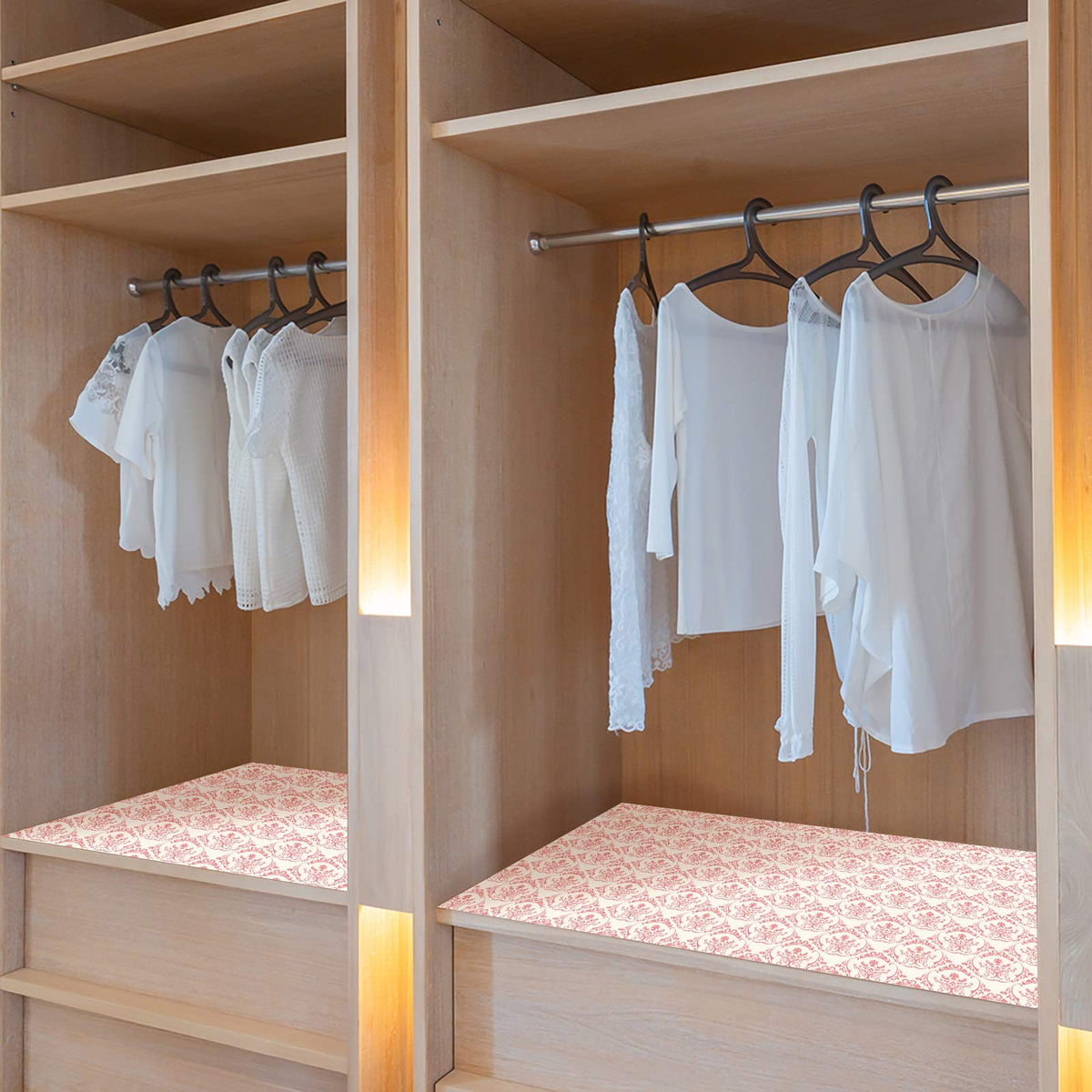SCENTORINI Scented Drawer Liners for Dresser, 6 Sheets Rose Sandalwood