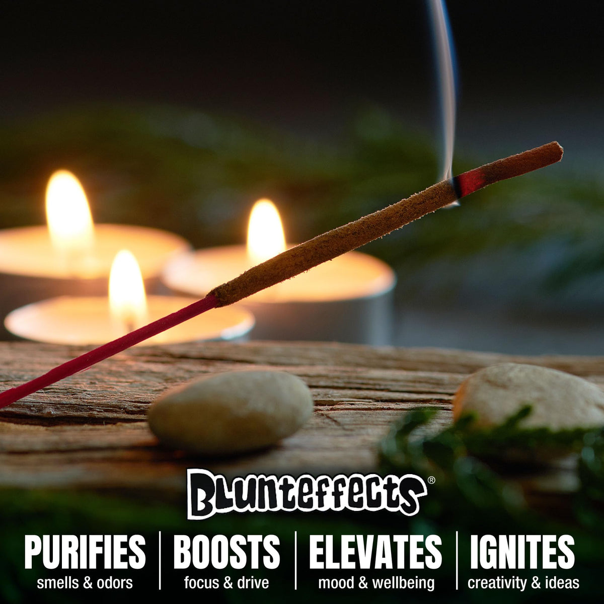 Blunteffects Hand-Dipped Incense Sticks 144-Pack, 12 Scents