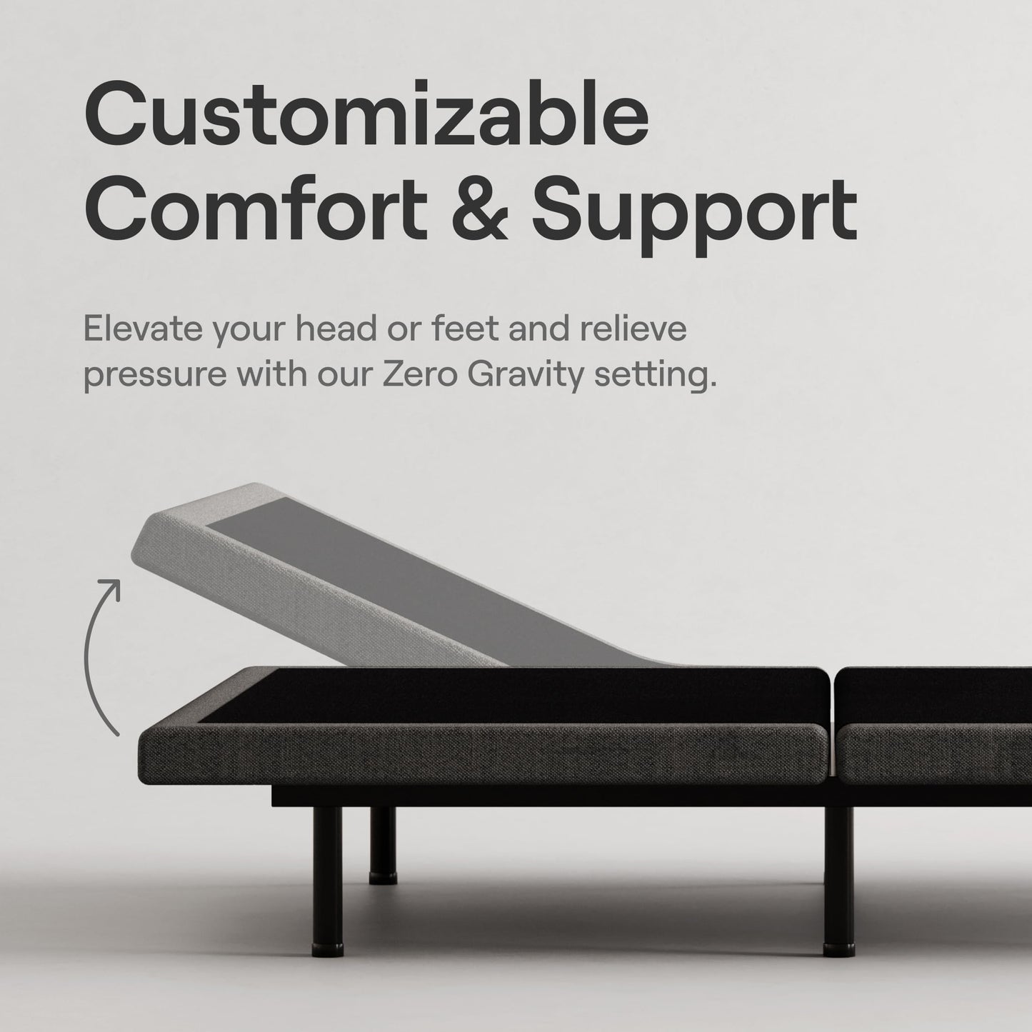 Nectar Premier Adjustable Base, Queen, Head & Foot, Massage