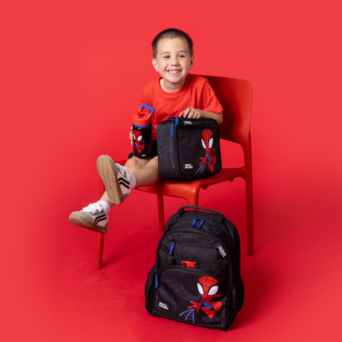 Simple Modern Marvel Spidey Kids Backpack for School, Girls, Boys | 12L