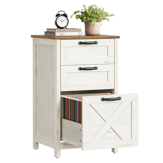 VASAGLE File Cabinet, 3-Drawer Filing Cabinet for Home Office