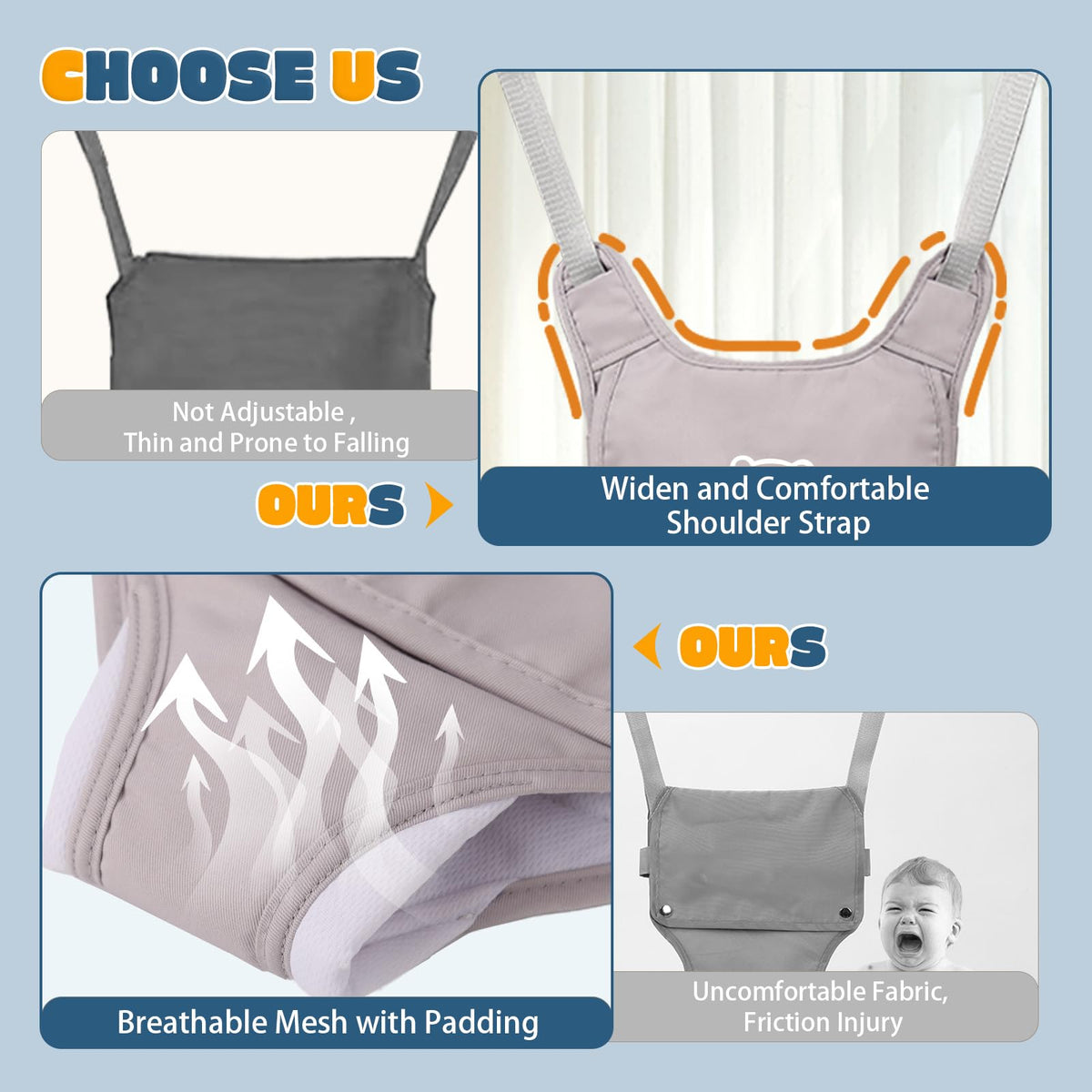 Baby Jumper with Stand, Baby Jumpers and Bouncers, Baby Exerciser Suitable for 6-24 Months