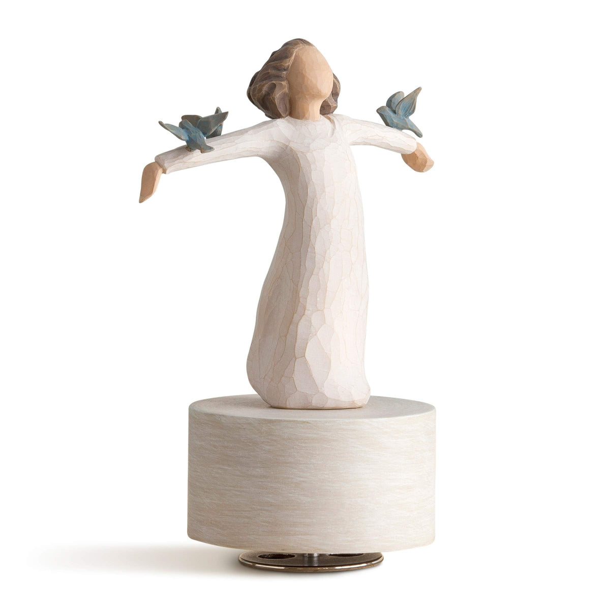 Willow Tree Happiness Musical, Rotating Sculpted Hand-Painted Figure