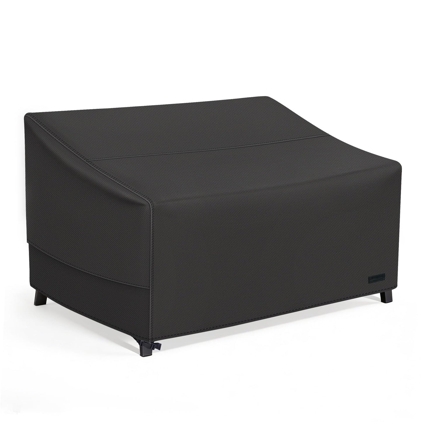 NettyPro Patio Loveseat Sofa Cover Waterproof Heavy Duty Outdoor Couch Furniture 2 Seater Cover, 54" Wx 32" Dx 35" H, Black