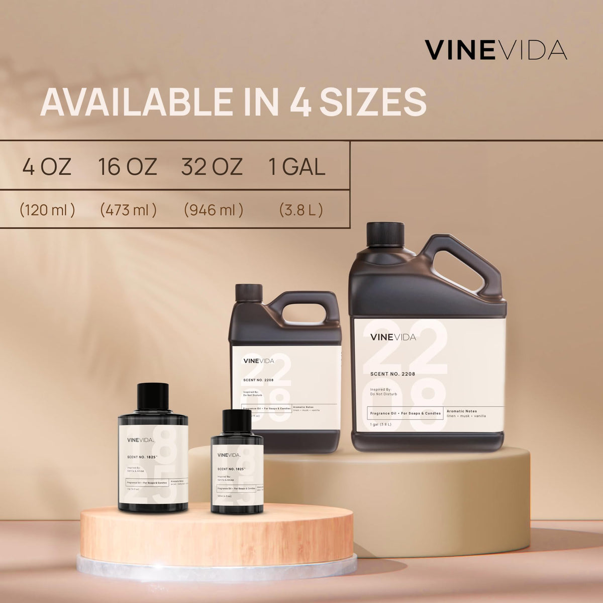 VINEVIDA (32oz) Hotel Fragrance Diffuser Oil - Hotel Scents for Home - Cold Air Diffuser Oil - Essential Oil - Scent Inspired by My Way