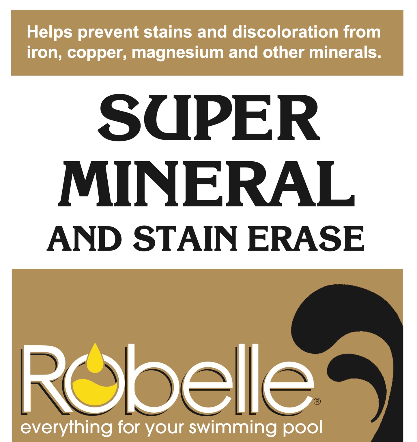 Robelle 1-Quart 12-Pack Super Mineral and Stain Erase, Pool Metal Remover, Stain Remover, Made in USA