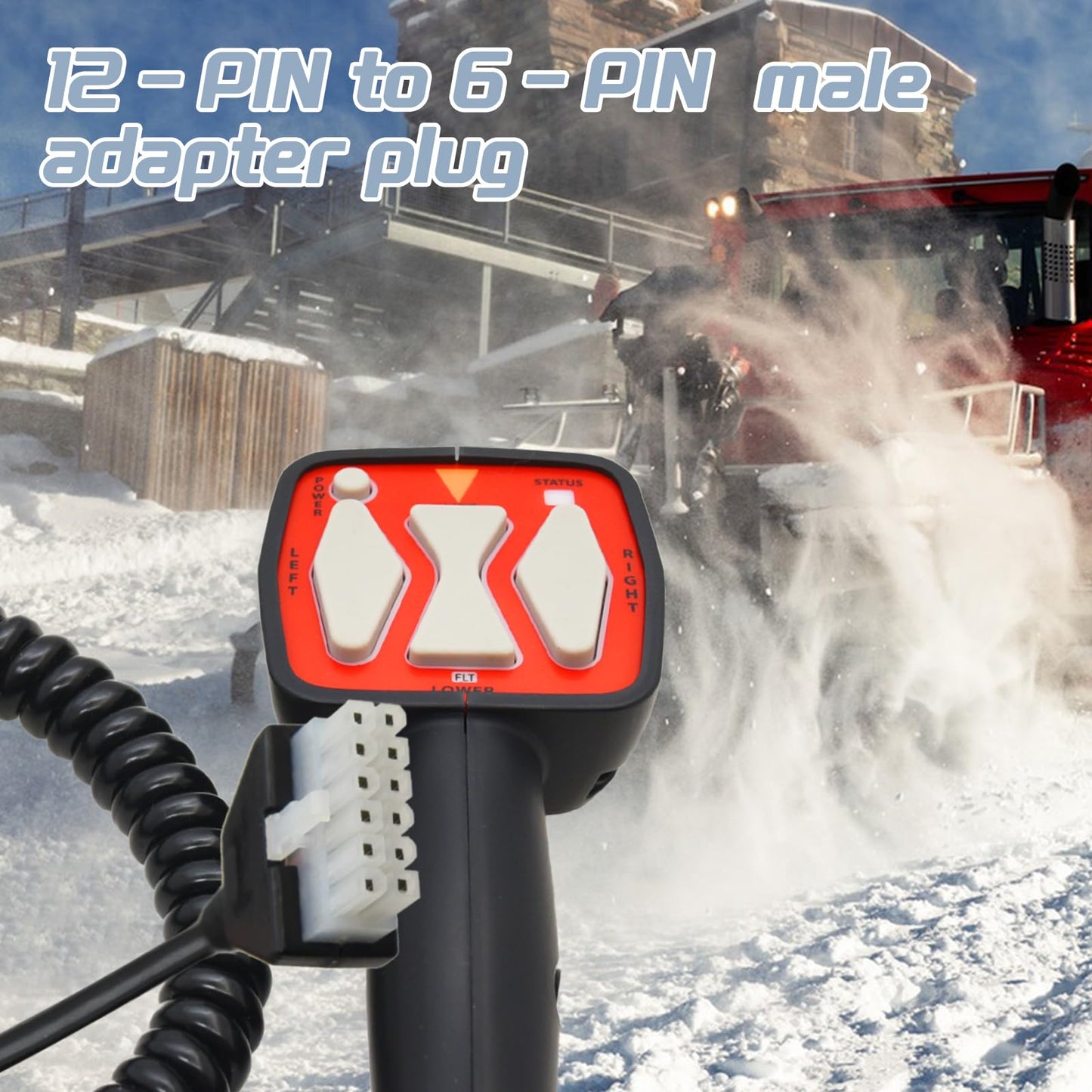 KAOLALI Snowplow Handheld Controller Replacement for Western 56462 Snow Plow Controller Fit for Fisher 9400 for SAM 1306902 Straight Blade Plows