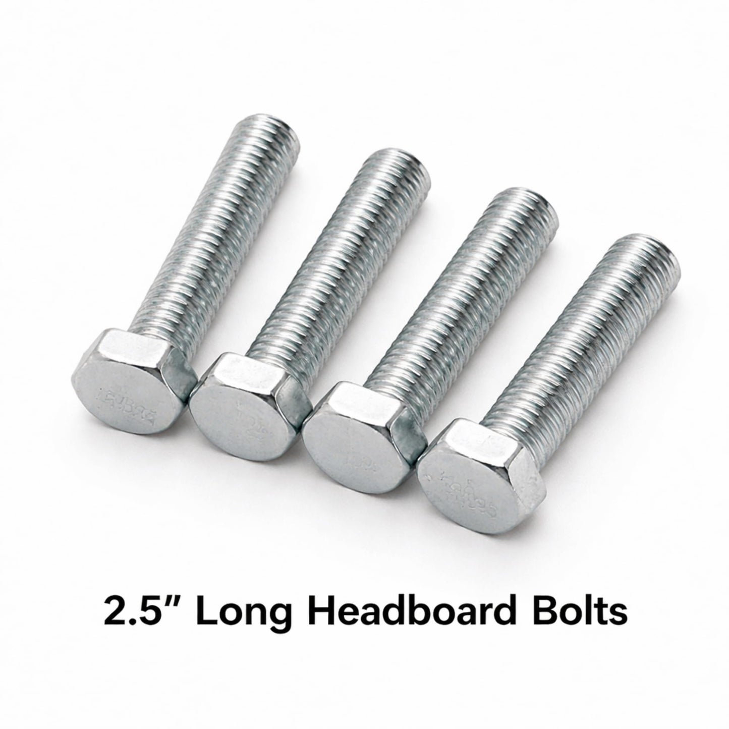 STL Beds Through-Hole Headboard & Footboard Bolt Kit Connector – 2.5” and 4” Bed Rail Hardware for Wood or Metal Beds