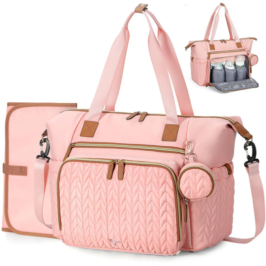 Tonyeee Diaper Bag Tote, Large Baby Hospital Bag for Labor Delivery Mom