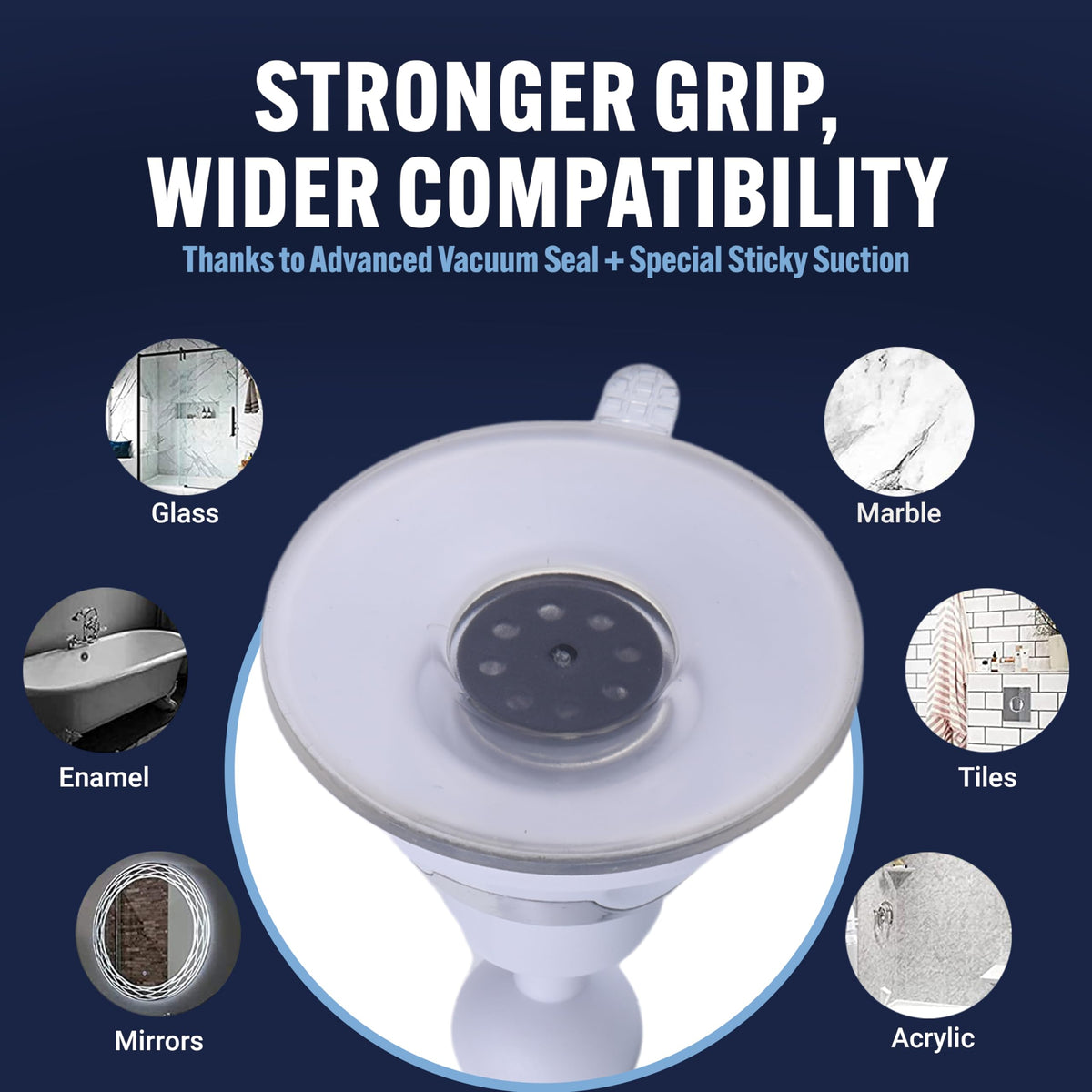 MIRRORVANA Fogless Shower Mirror for Shaving, 6.3" x 6.3" (Clear)