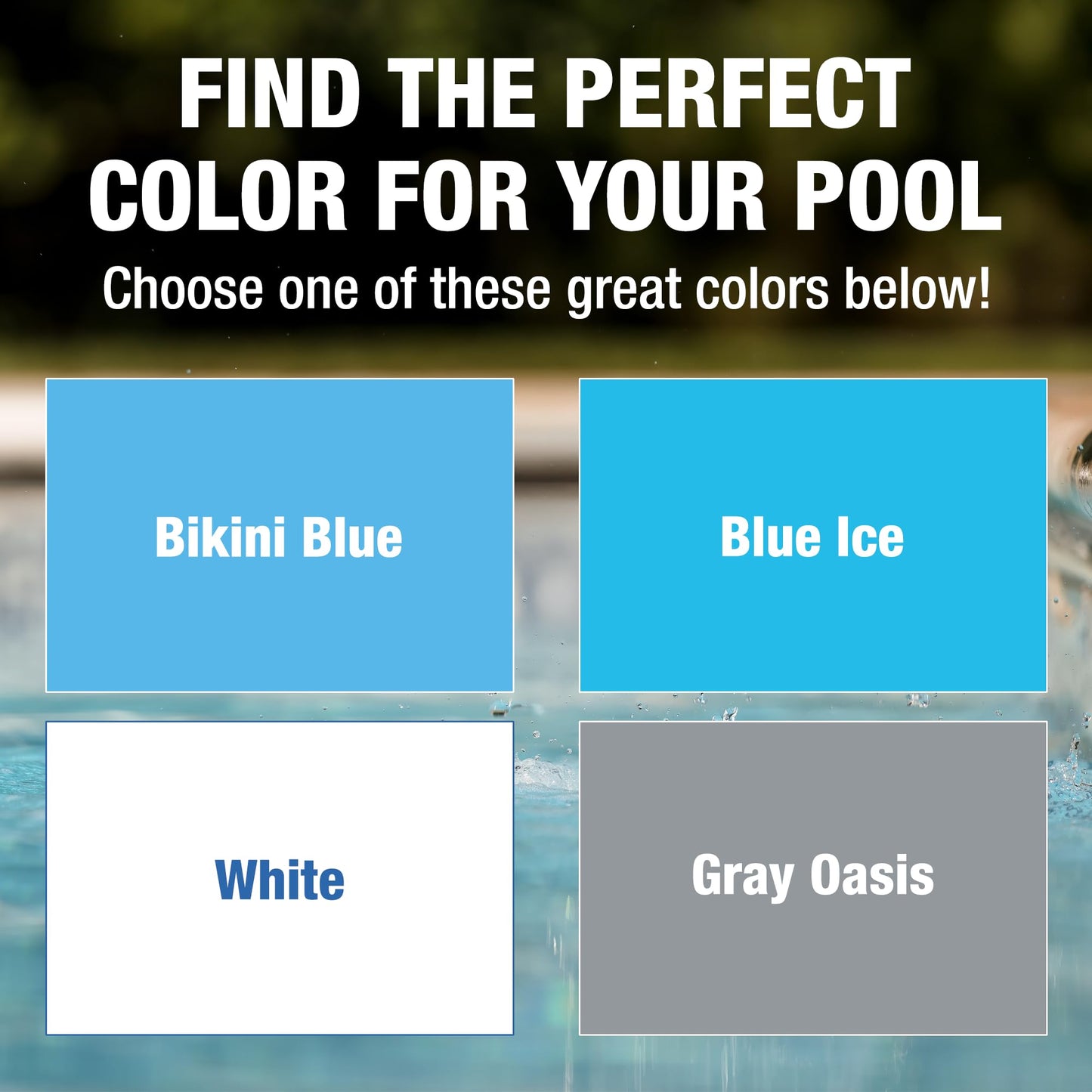 Doheny's Pro-Grade High Build Self-Priming Epoxy Swimming Pool Paint | Formulated for Excellent Stain, Chemical, and Abrasion Resistance | VOC Compliant (Gray Oasis)