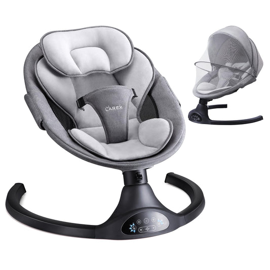 LAREX Baby Swing for Infants to Toddler with Remote Control & Bluetooth