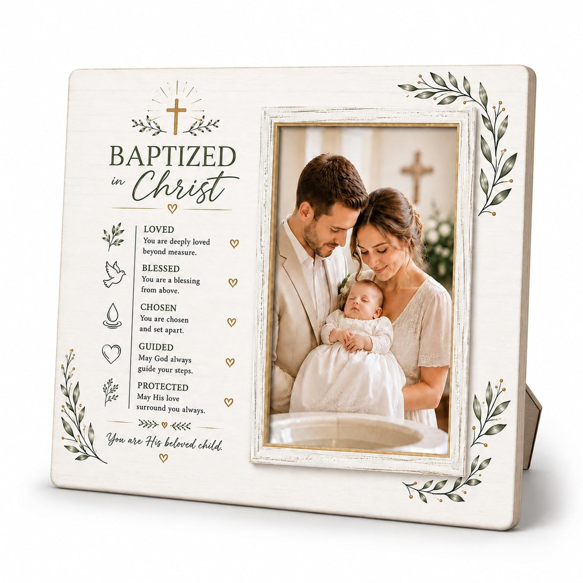 Baptism Picture Frame Baptism Gifts For Boys And Girls Christian Gifts