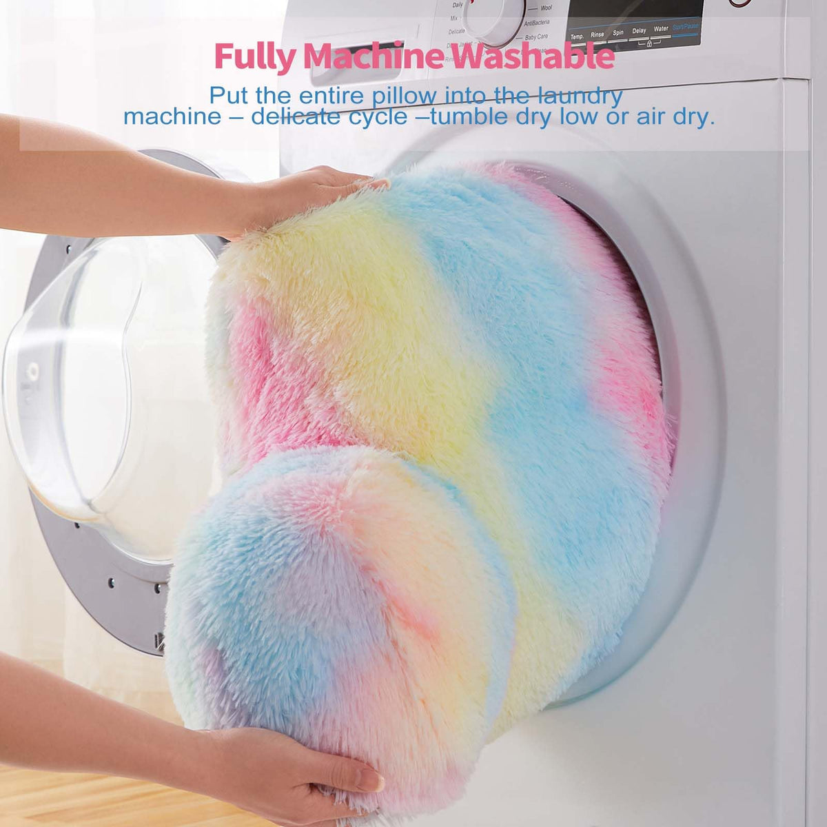 Bedriping Reading Pillow for Bed - Faux Fur