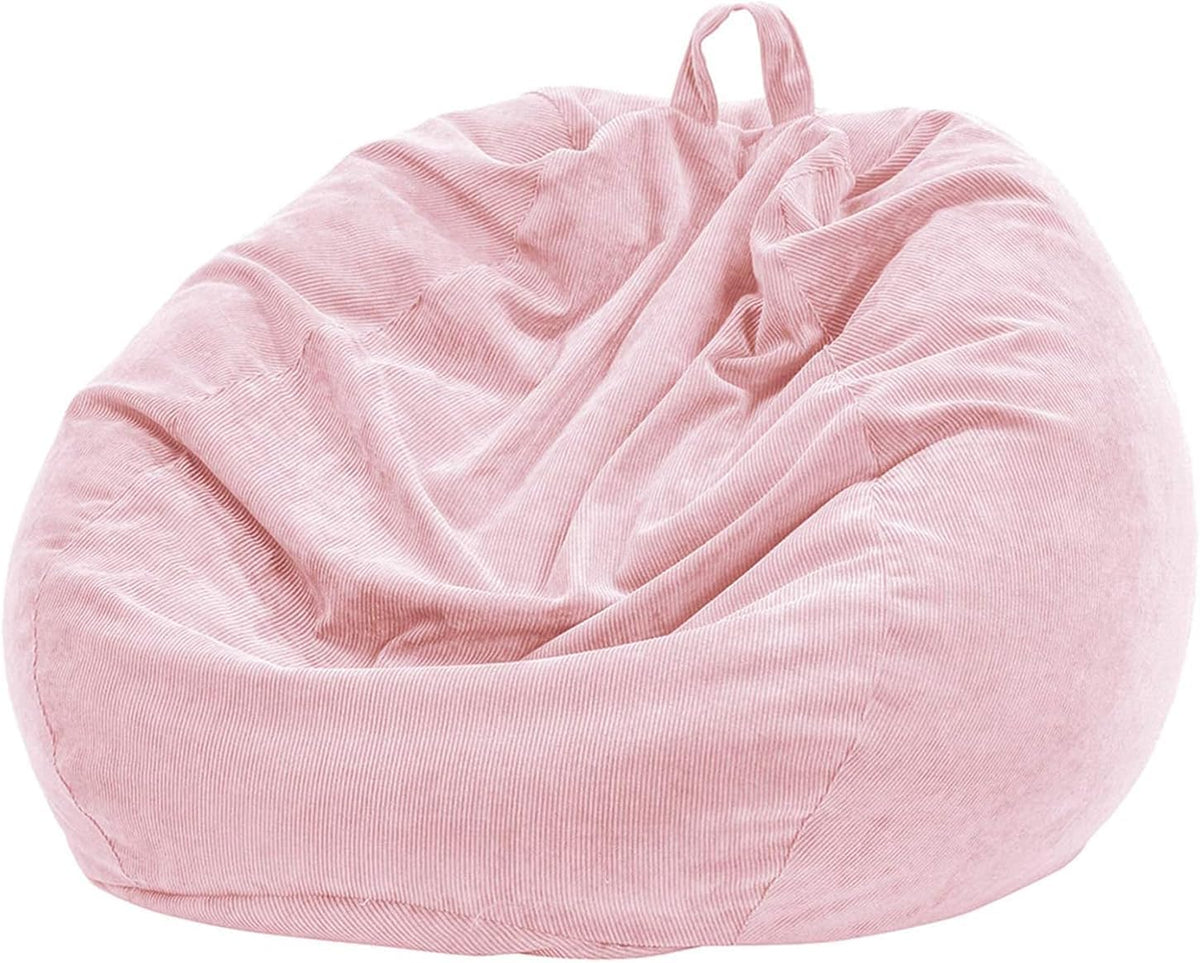 Nobildonna 2.5 ft Bean Bag Chair Cover,Pink 200L