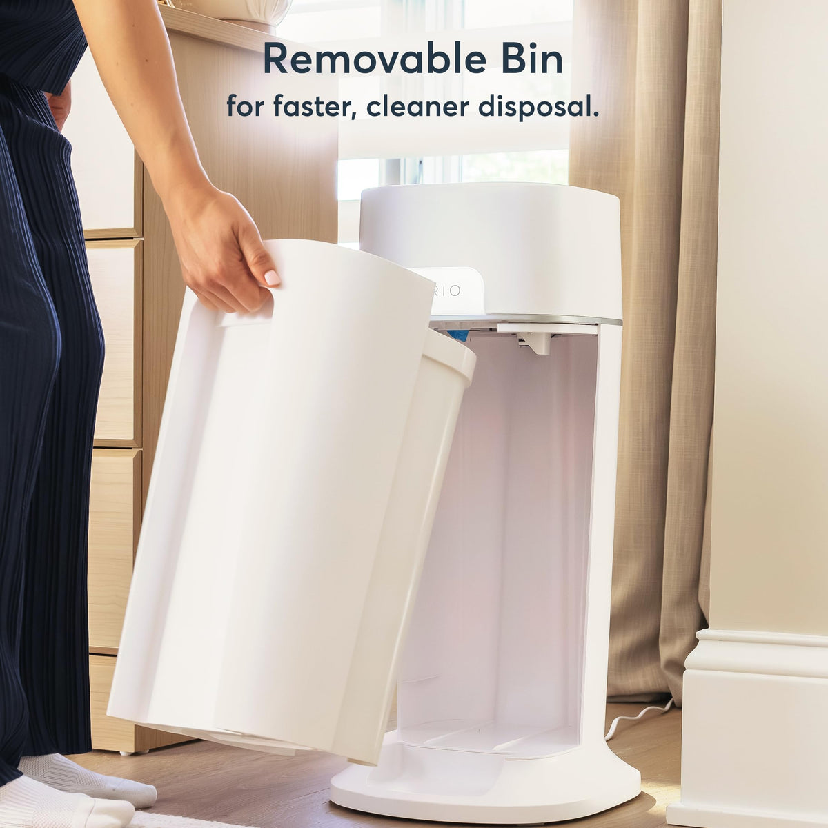 Pario DiaperSealer Automatic Diaper Pail & Refill, Newborn Baby Essentials