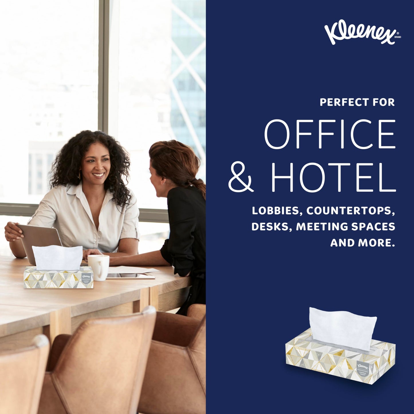 Kleenex Professional Facial Tissue, Bulk, 12 Boxes x 125 Tissues (03076)