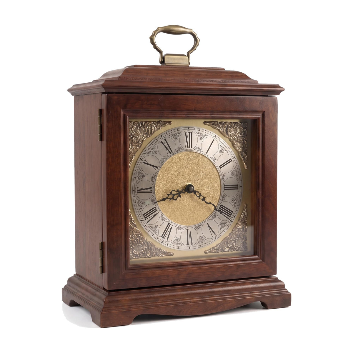 Howard Miller Continuum II Mantel Clock Urn Box 810-122 – Windsor Cherry, Select Hardwoods & Veneers, Bracket-Style, Roman Numerals, Interior | Memorial Wall Digital Tribute Access Included