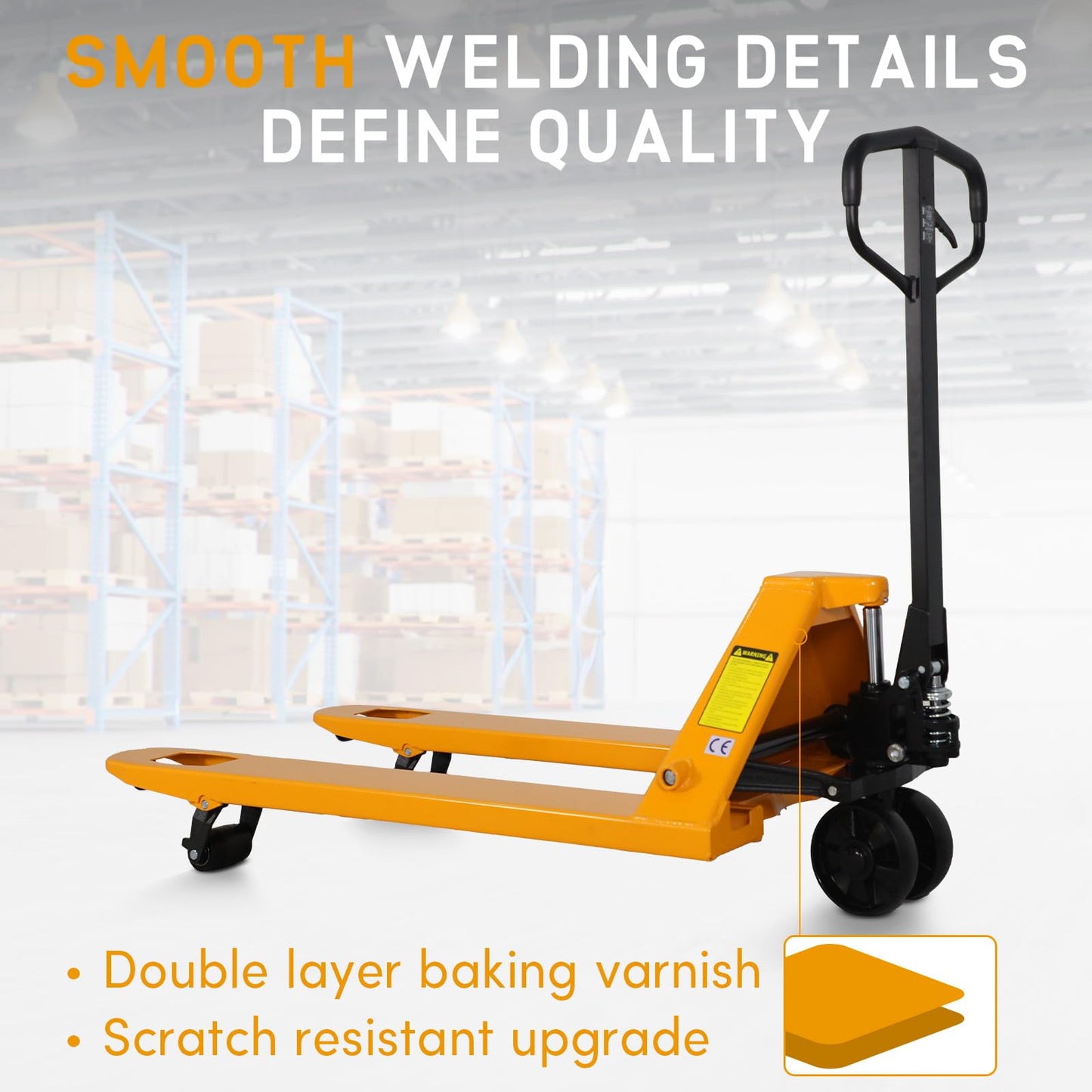 APOLLOLIFT Pallet Jack, Standard Pallet Truck 5500lbs Capacity 48" Lx21 W Forks Duty Manual Pallet Jacks Trucks for Warehouse, Factory