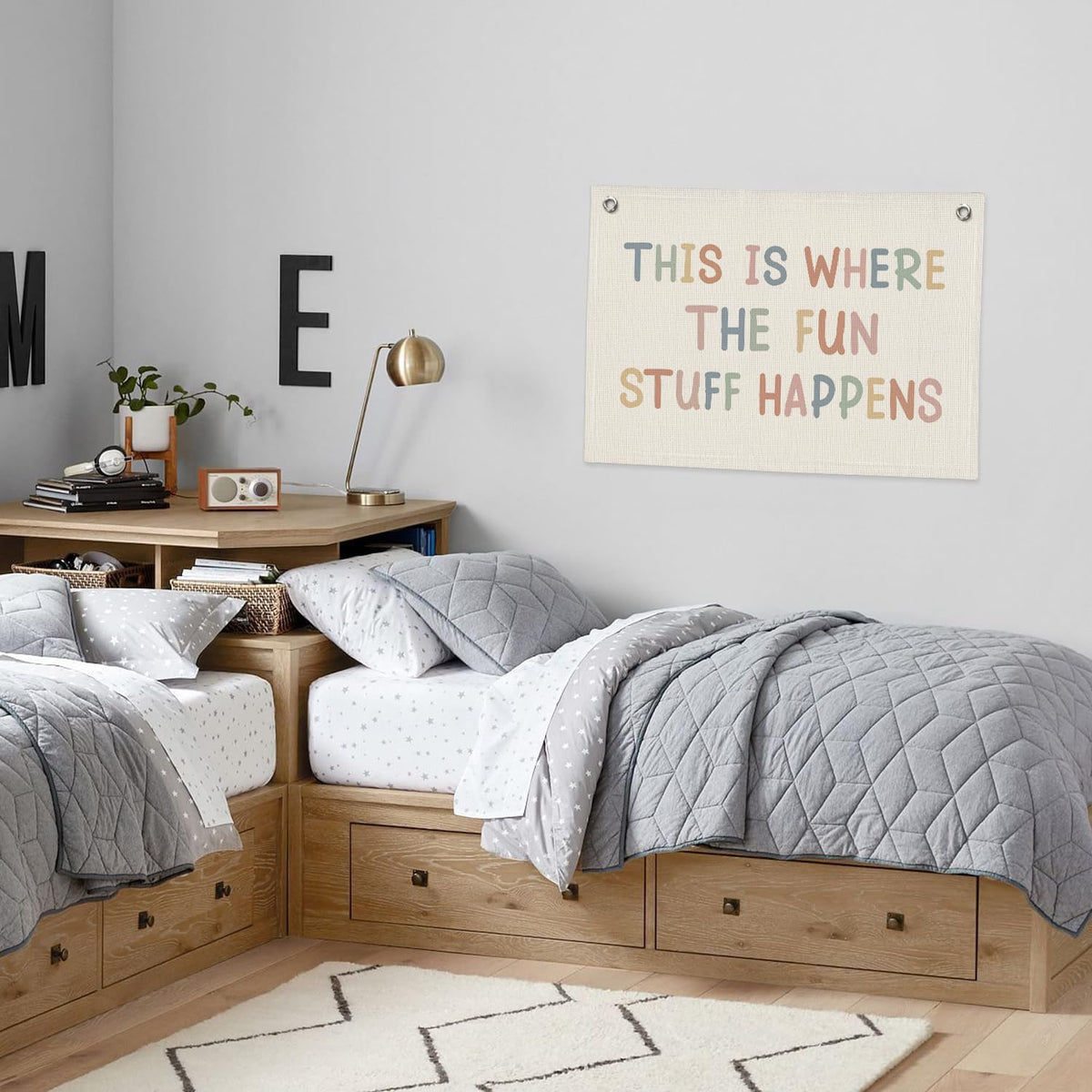 PLKMN Playroom Wall Decor,Boho Classroom Decorations