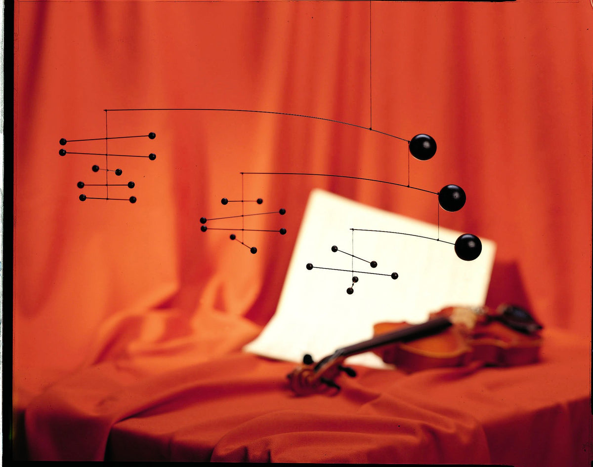 Symphony in 3 Movements Hanging Mobile - 26 Inches - Steel - Handmade in Denmark by Flensted