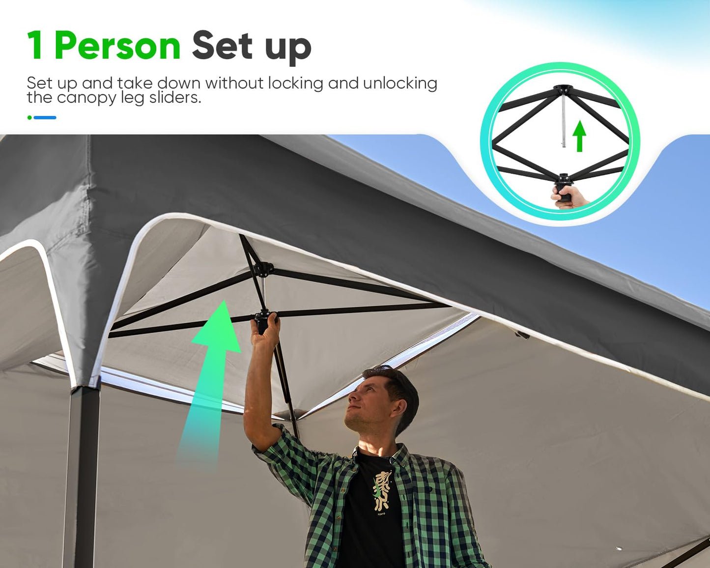 Quictent 12'x12' Pop up Gazebo Canopy Tent, One Person Set up Portable Instant Folding Shelter, Outdoor Canopy Tent with Extra Shade for Backyard, Patio, Party