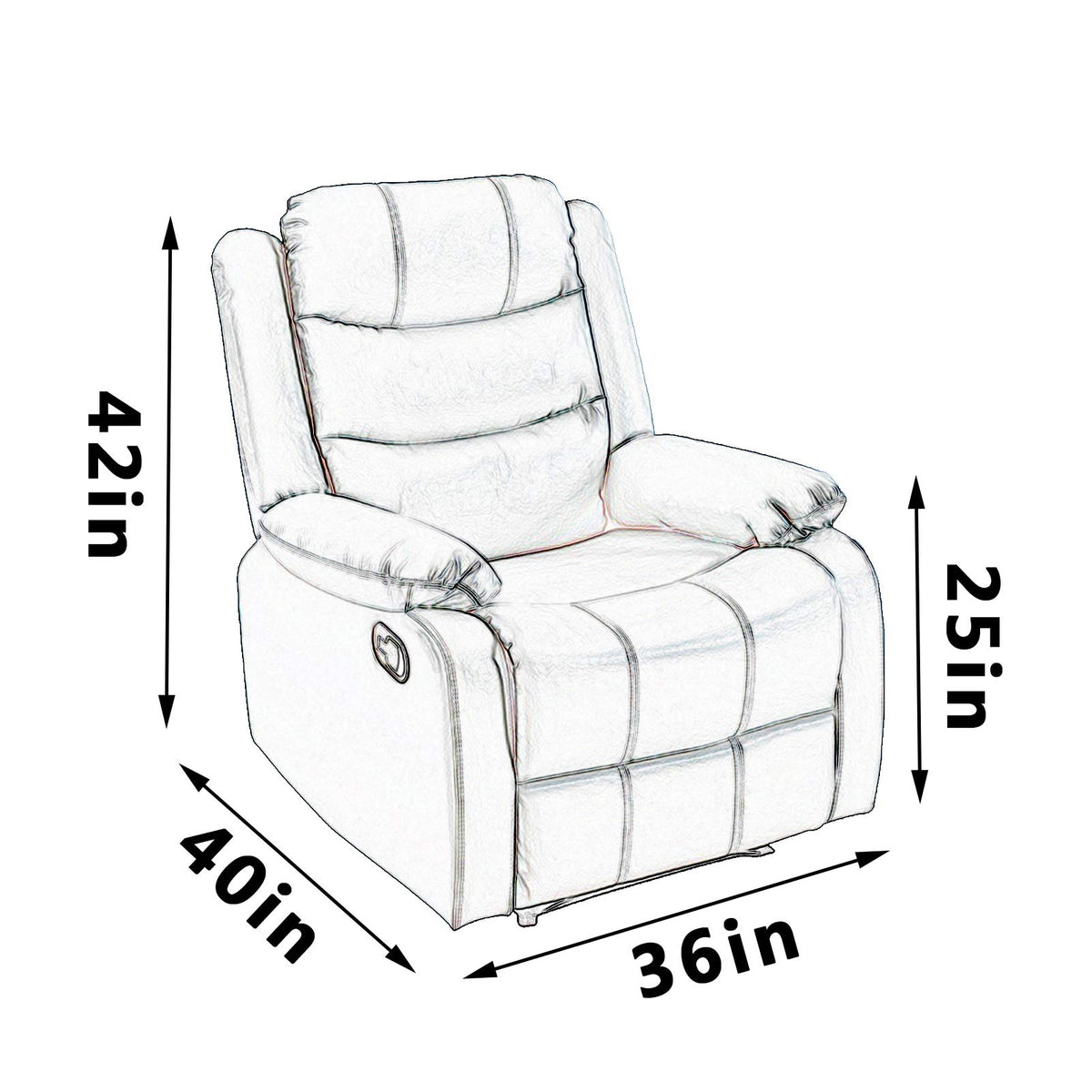 wokire Heavy Duty Plastic Recliner Cover Pets | Cat Dog Scratching Protector Clear Vinyl Waterproof Sofa/Couch Covers,Furniture Living Room Chairs for Storage and Moving 36" W - Armchair（1 Pack）