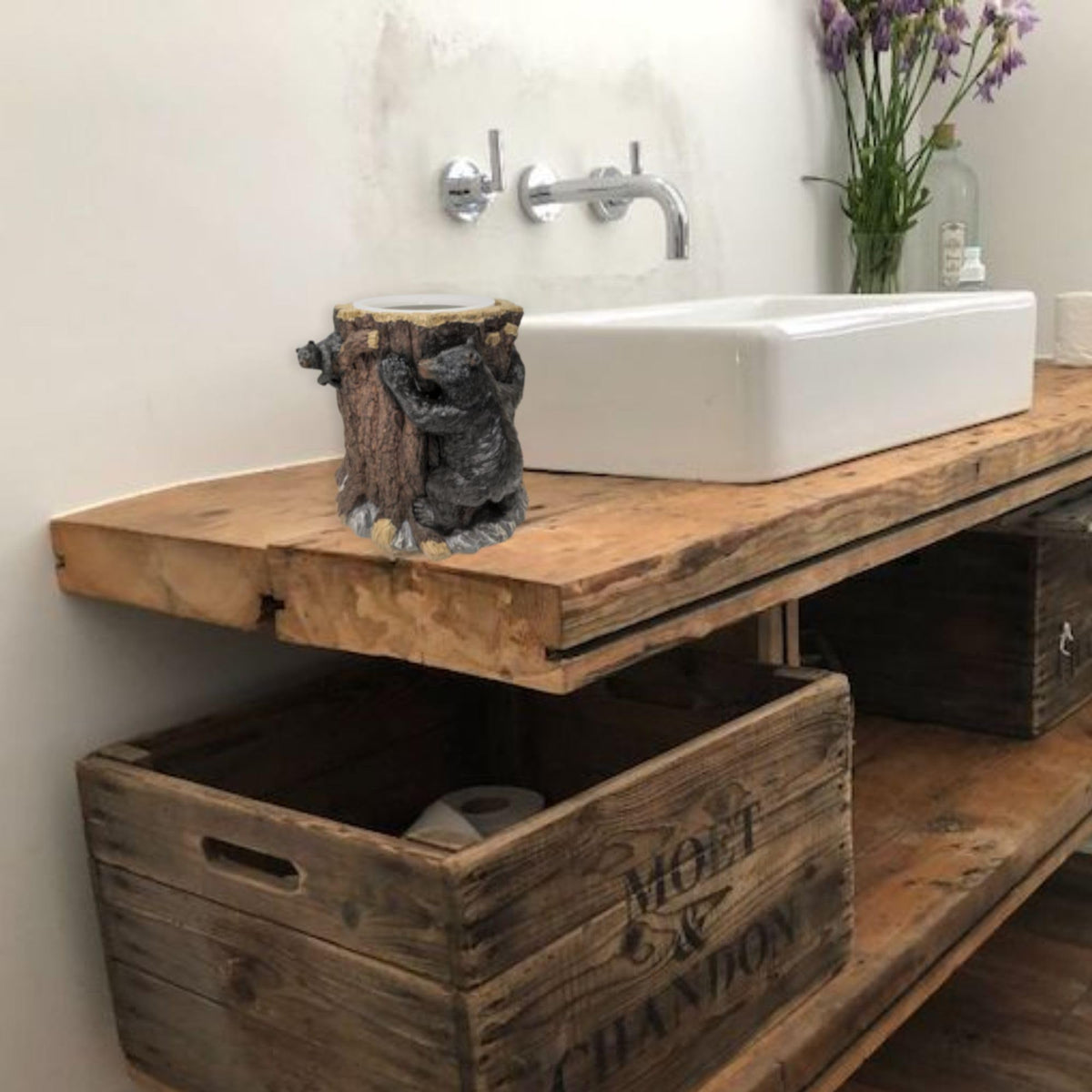 BestGiftEver Small Decorative Vanity Top Wastebasket
