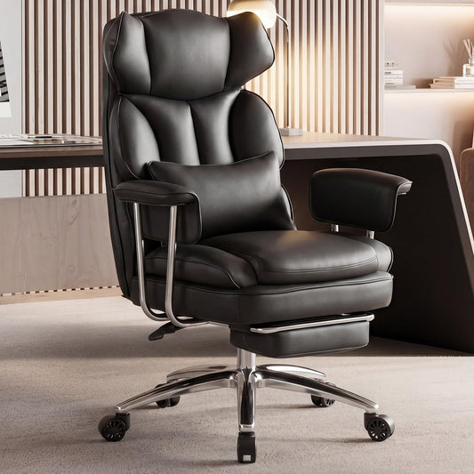 DUMOS Ergonomic Home Office Desk Chair, Executive Chair, PU Leather