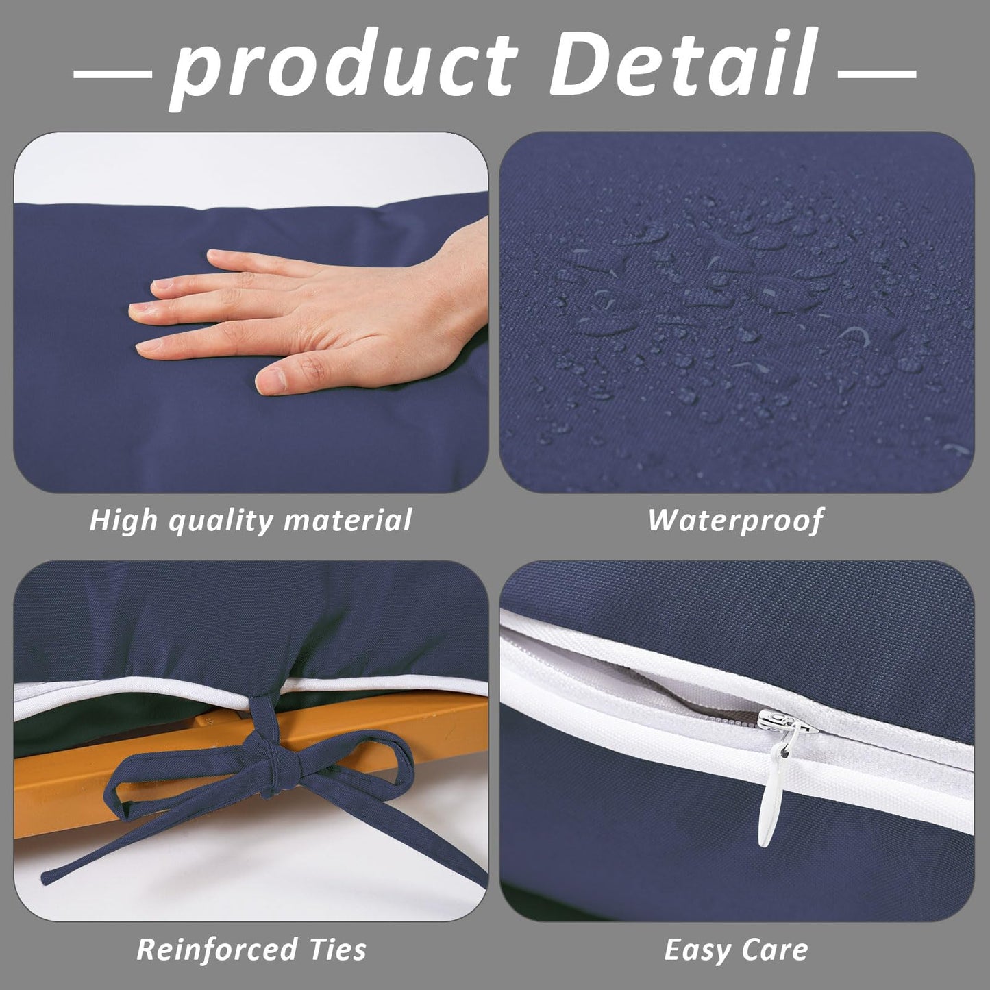 Maphissus 36 inch Hammock Pillow for Net Company,Extra Large Outdoor Hammock Pillow with Ties