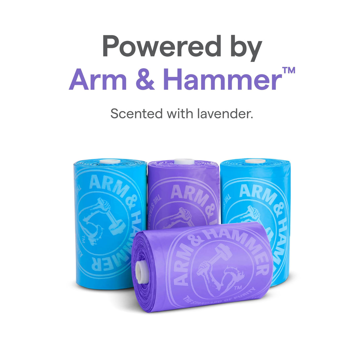 Munchkin Arm & Hammer Diaper Bag Refills, Lavender Scent, 72 Bags