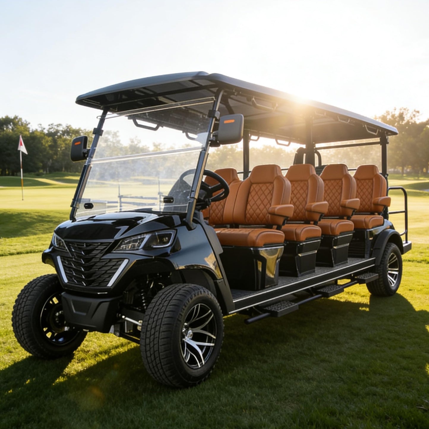 GO UP Golf cart 8 Forward-Facing Seats