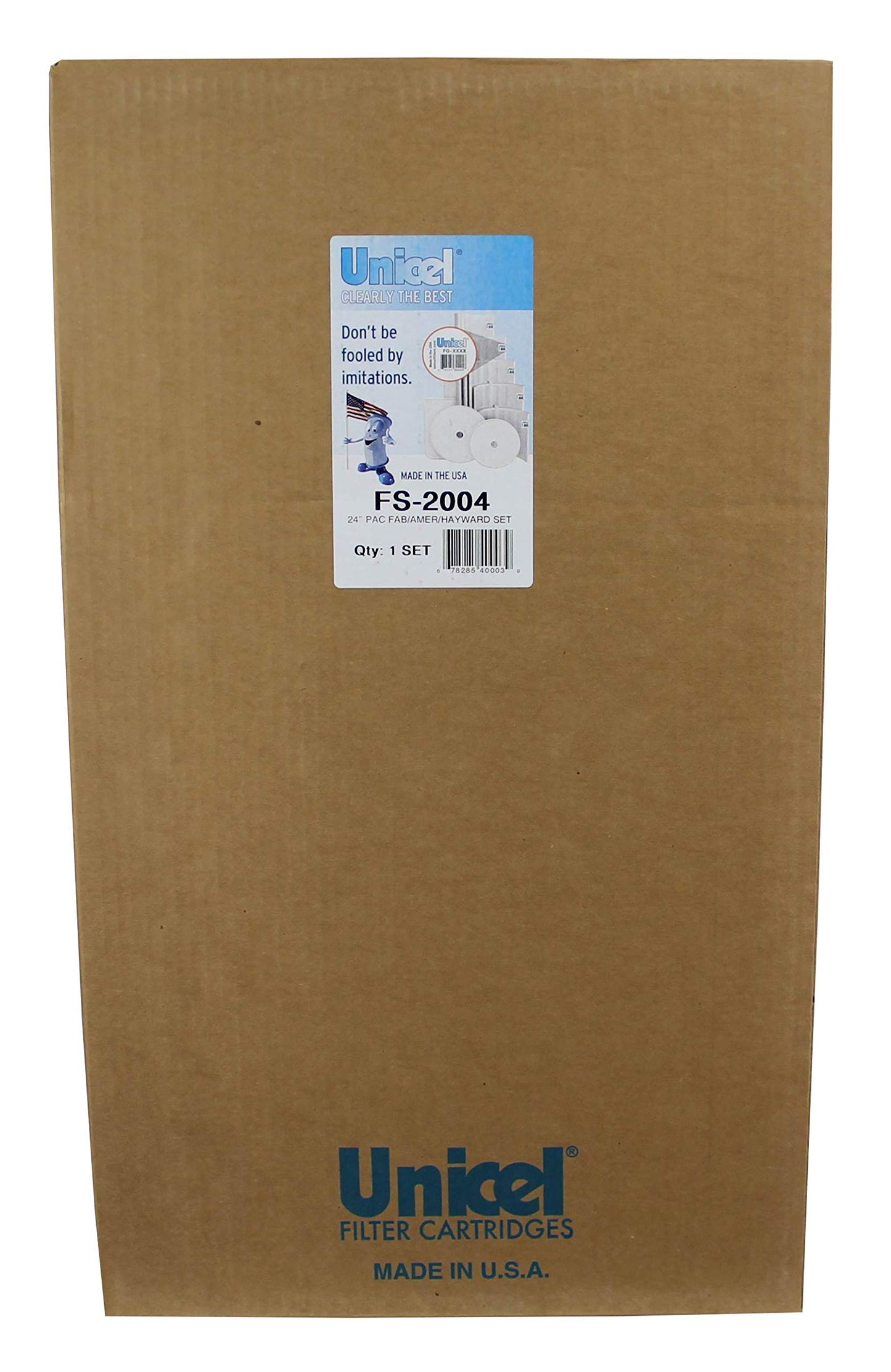 Unicel FS-2004 48 Sq Ft Vertical DE Grid Replacement Swimming Pool Filter Set, Compatible with American, Hayward, Pac-Fab, Sta-Rite, Astral and More