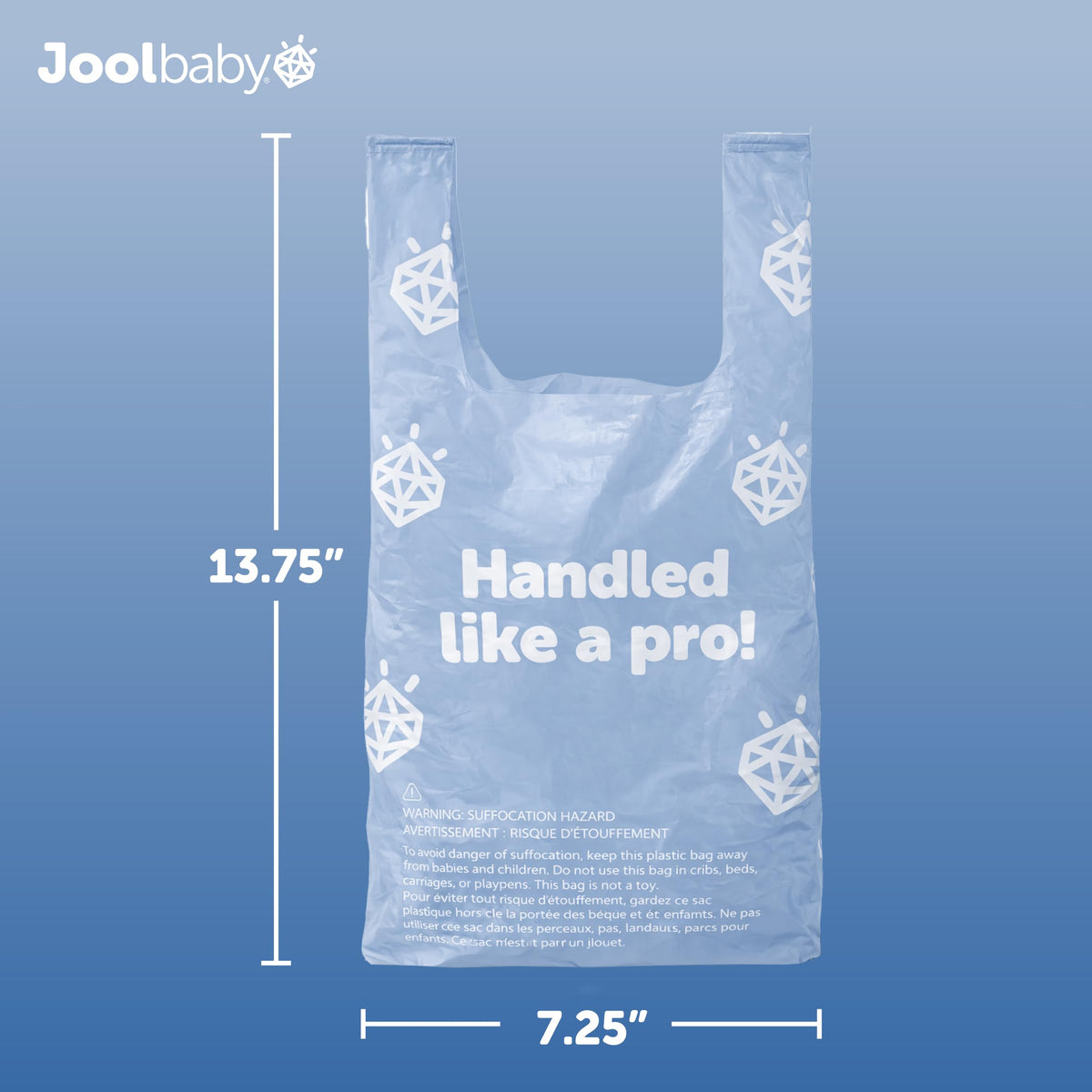 Jool Baby Diaper Disposable Bags (225 Count) - Lavender-Scented, Easy to Tie – Great for At Home & On the Go