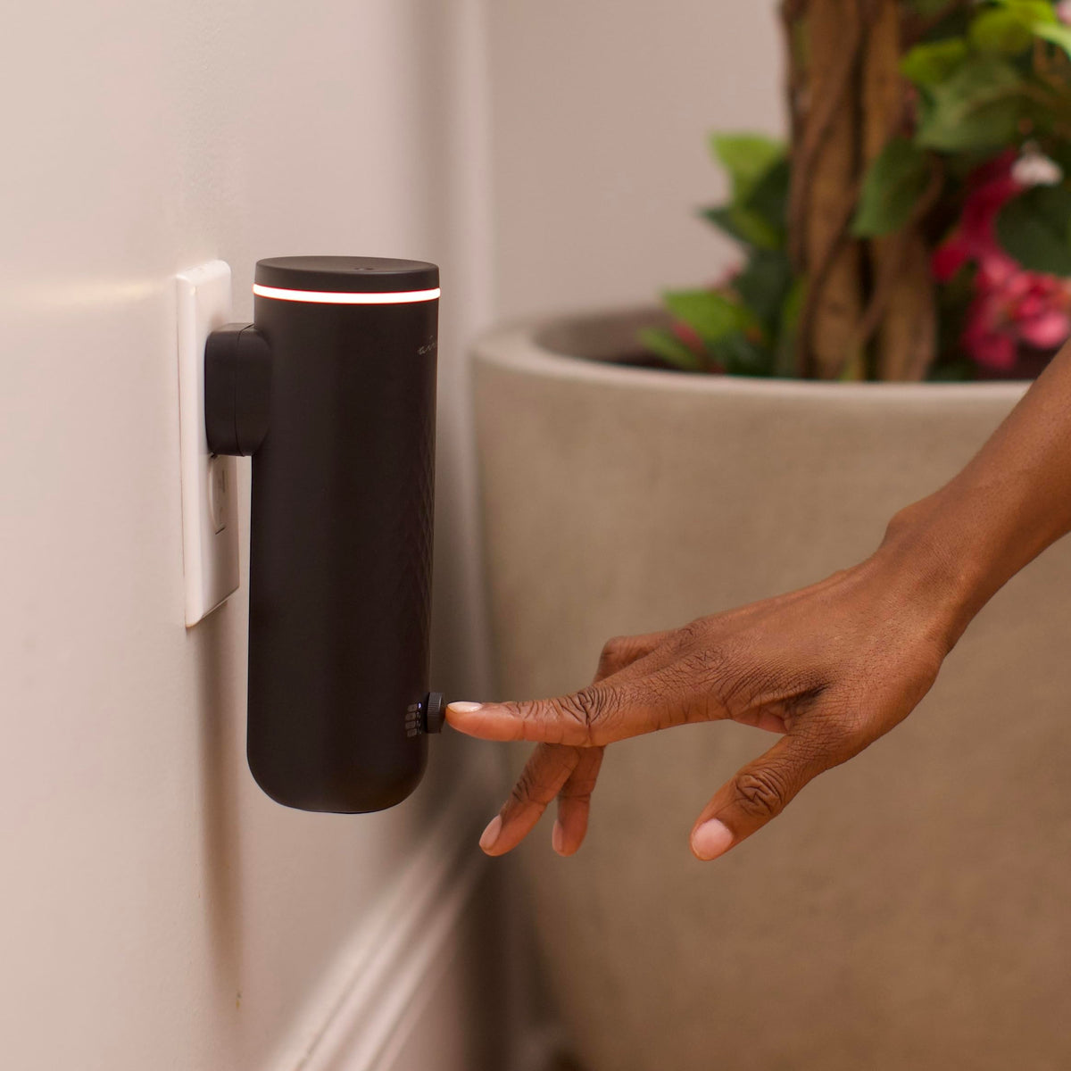 The AirScent Plug in Waterless Diffuser - Color Black - 60 mL Capacity