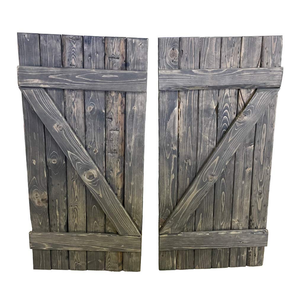 Rustic Farmhouse Decorative Shutters