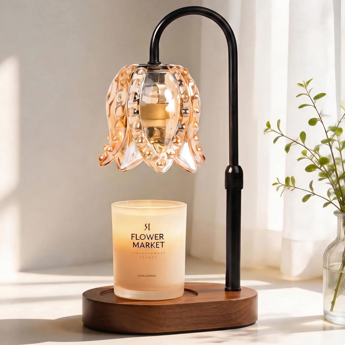 Zackoo Candle Warmer Lamp with Timer, Dimmable, Height-Adjustable