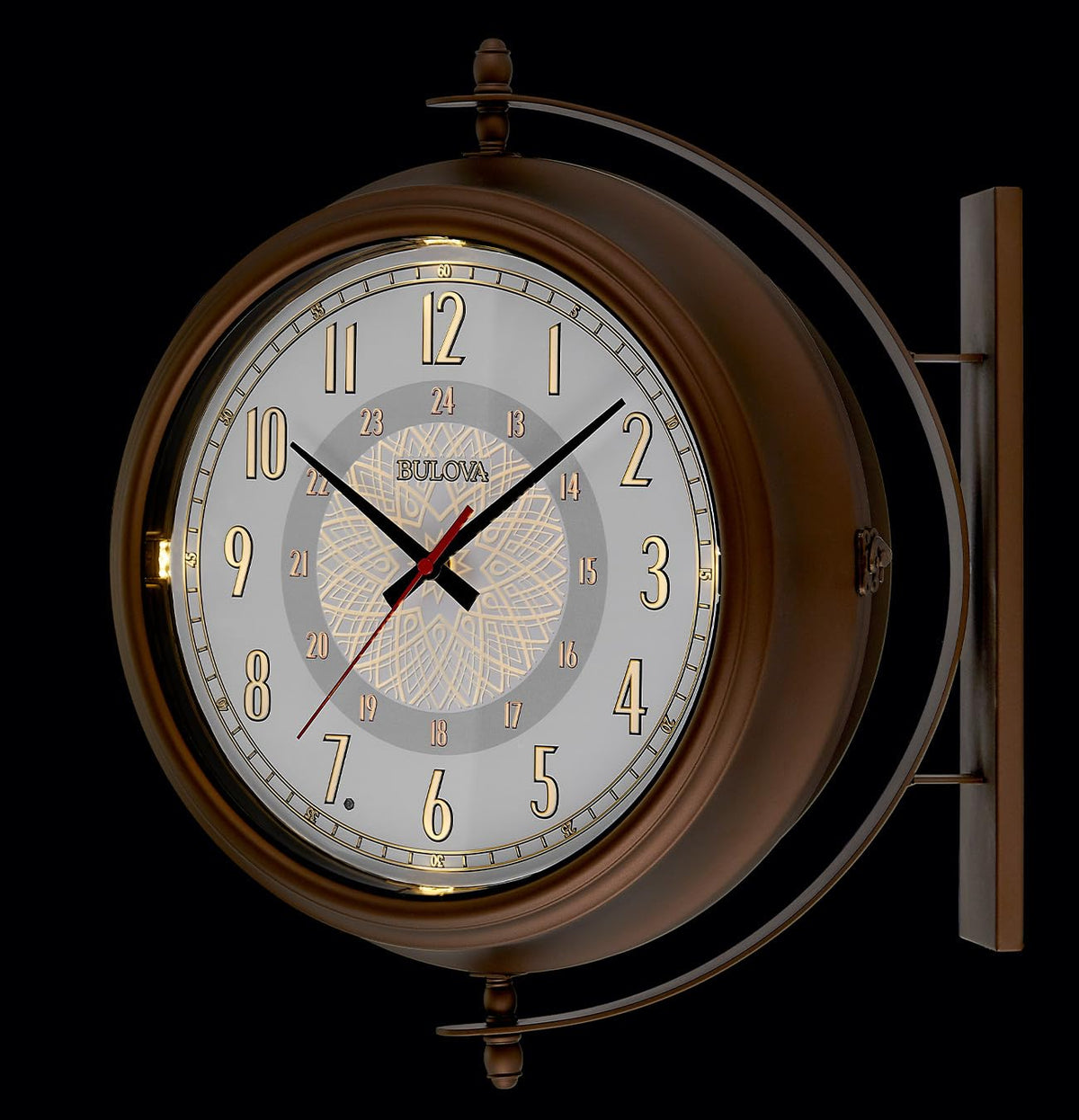 Town Crier Double Sided Outdoor Clock by Bulova